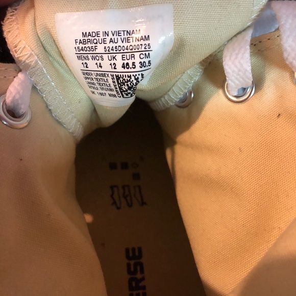 Unisex Men Women Converse Metallic High Top New - Picture 8 of 8